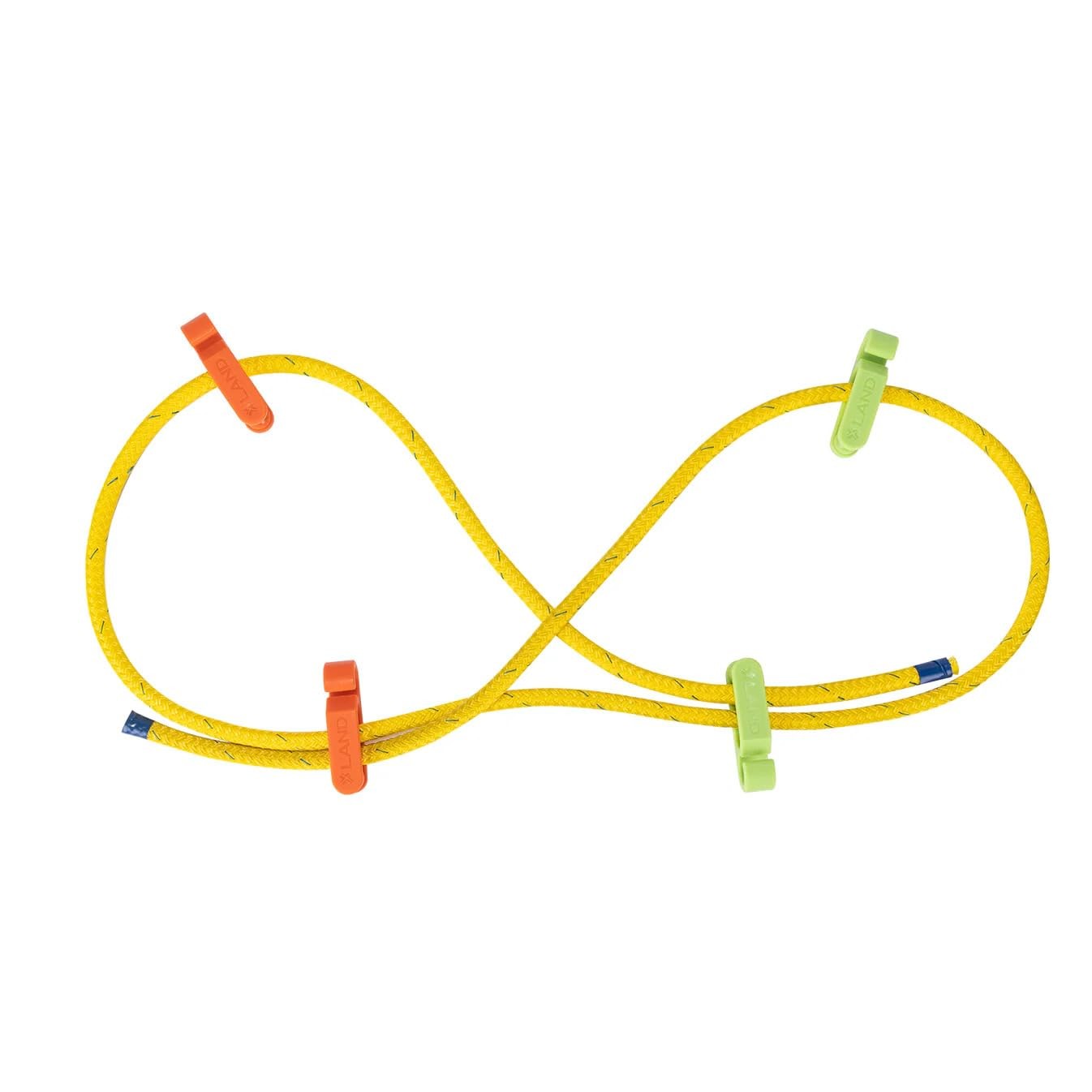 Land Helmets Rope Clips - Lanyard Management Clips - 3 Pack