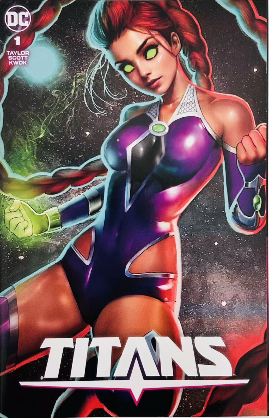 Titans #1 Nathan Szerdy Starfire Exclusive Trade Dress Var. NM (July 2023)