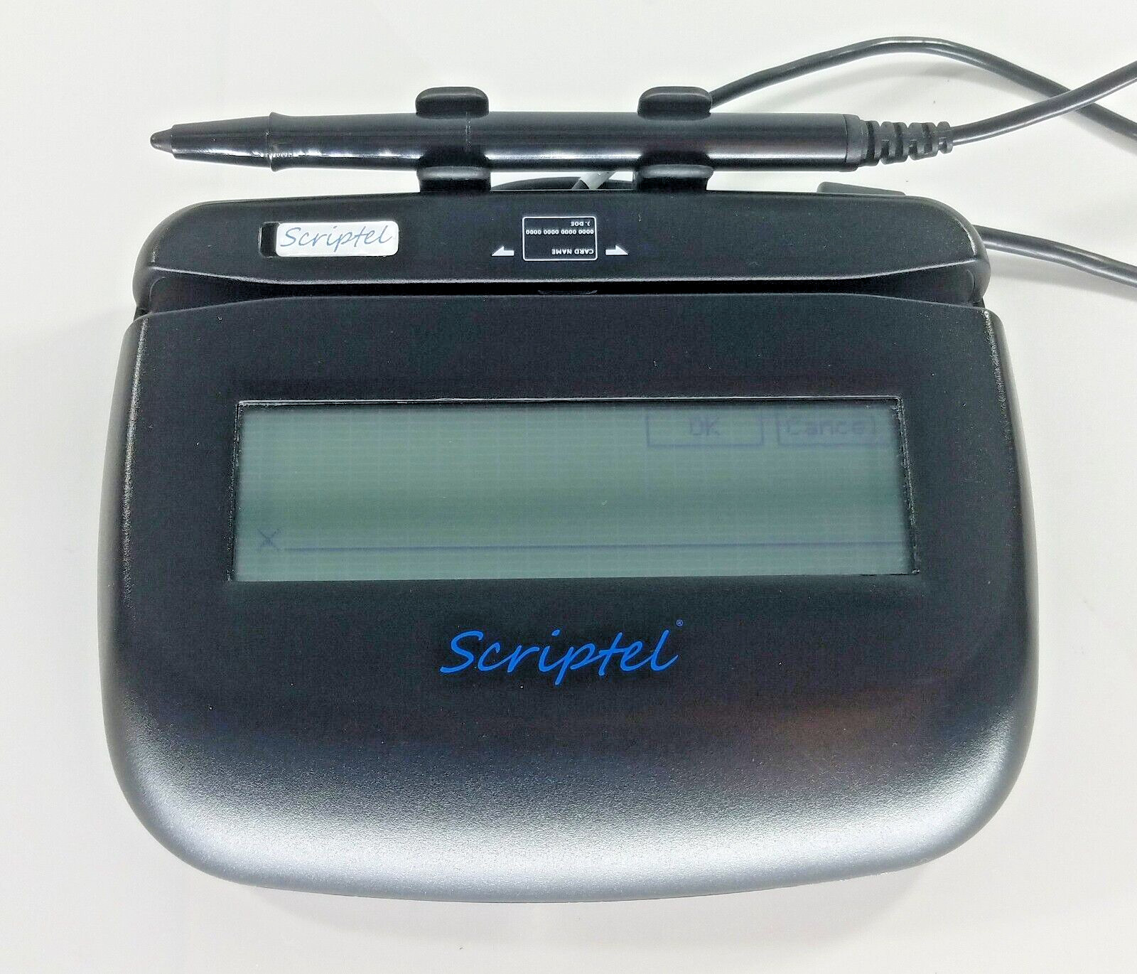 SCRIPTEL ST1525 LCD CREDIT CARD USB SIGNATURE CAPTURE PAD TESTED WORKING