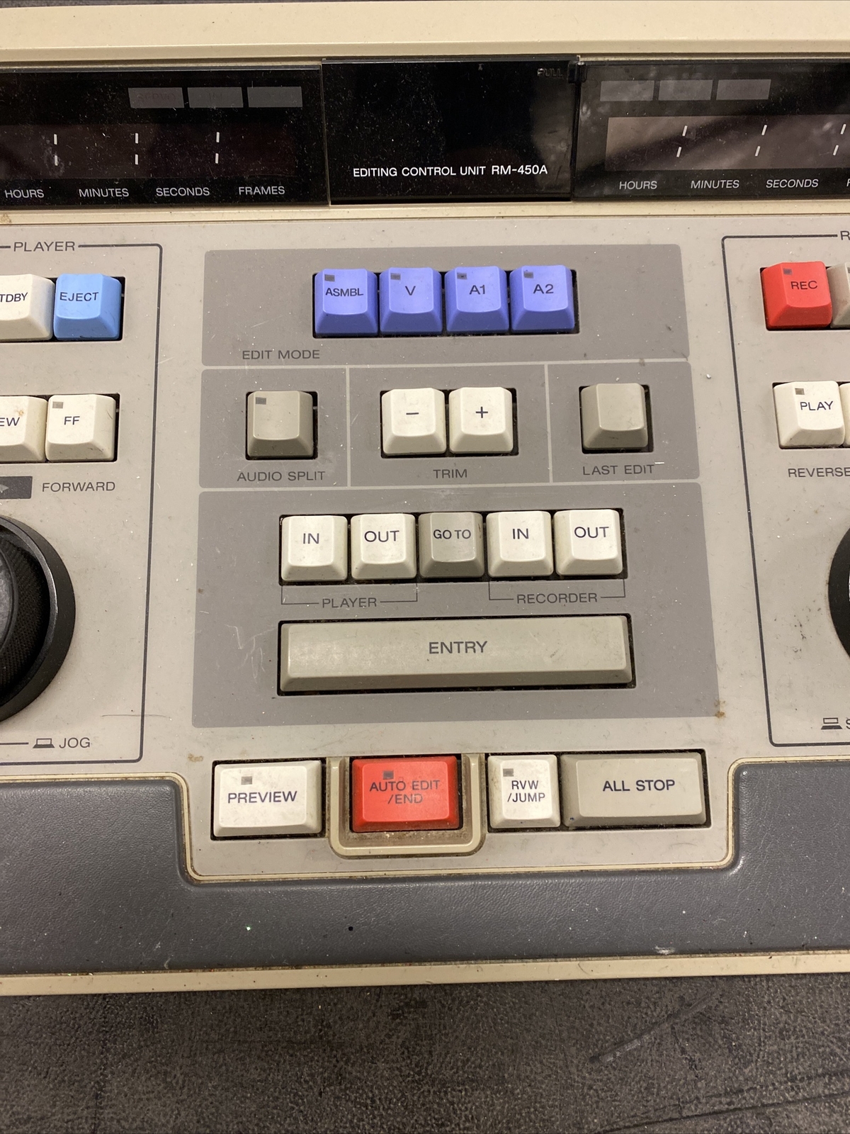 SONY RM-450A EDITING CONTROL UNIT