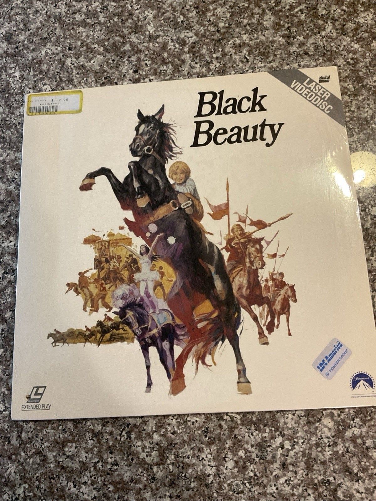 BLACK BEAUTY Laserdisc Paramount NEW SEALED VERY RARE MARK LESTER WALTER SLEZAK
