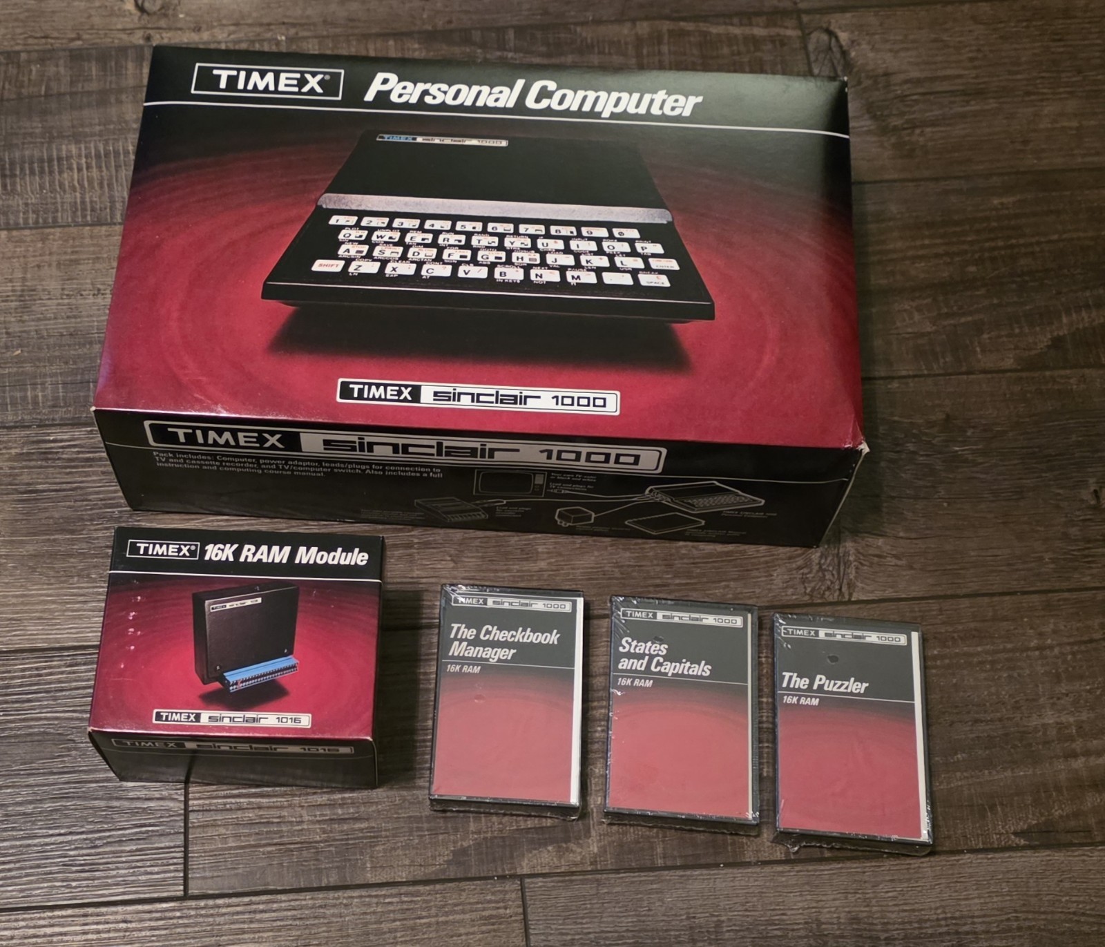 Timex Sinclair 1000 Vintage Personal Computer/ Extra Ram/3 Programs New