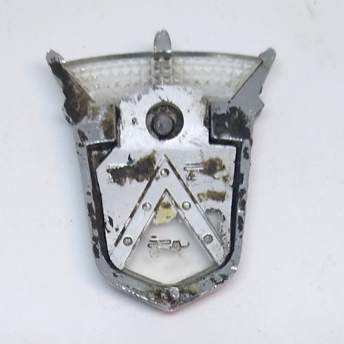 1950’s Ford Fairlane Small Car Emblem Needs Paint Repair 1-7/8" L x 1-3/4" W