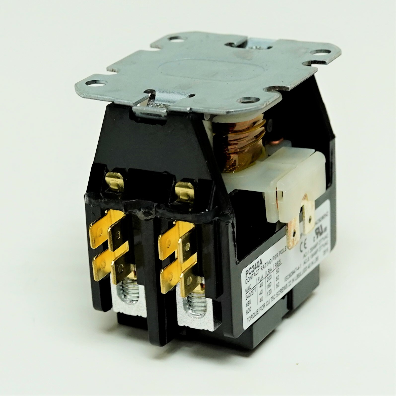 Contactor Double Two Pole 40 Amp 24 Volts Air Conditioning PC240A