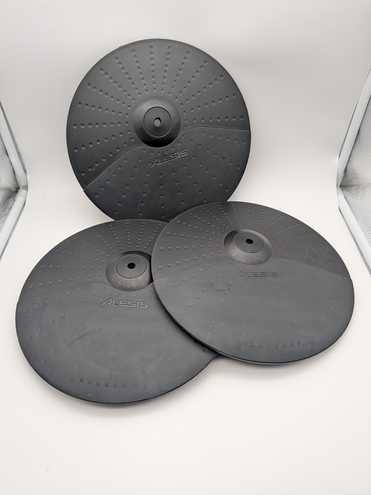 ​Alesis 10" Electronic Drum Cymbal Pad Set of 3 (2 With Choke, & 1 Single Zone)