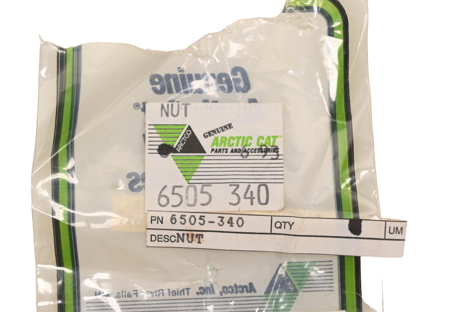 New OEM Arctic Cat 6505-340 Nuts Qty 3 NOS
