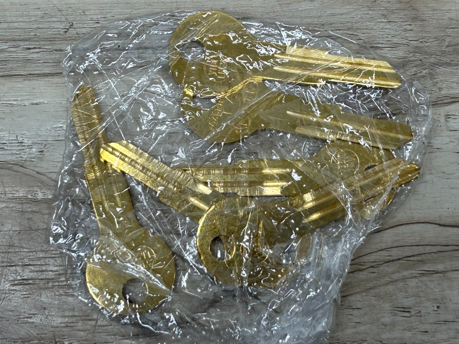 STAR Locksmith Supplies LYJI Brass Key Blanks Set Of 6 Made In USA NOS