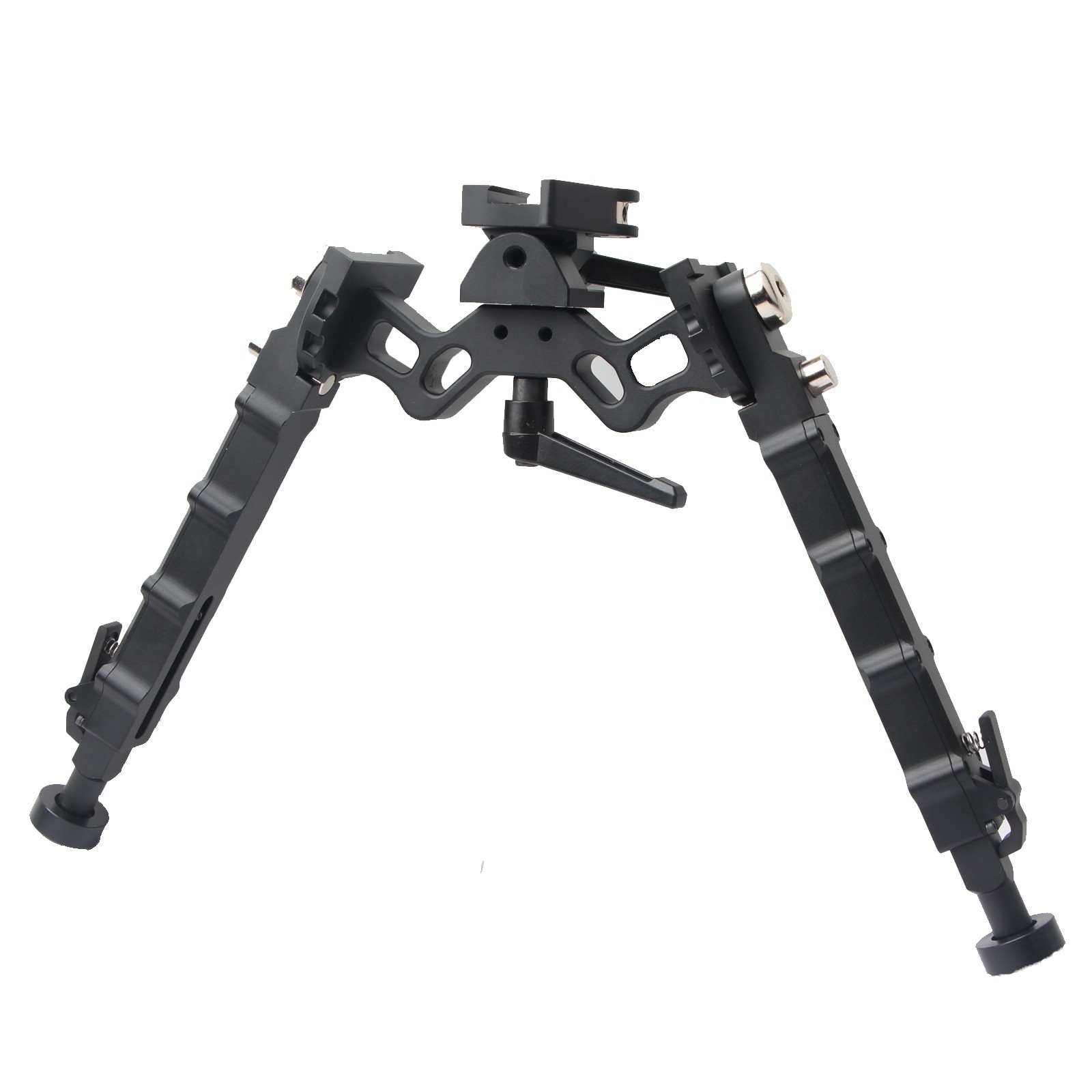 Rifle Bipod 7.5-9'' Adjustable Height 360 Degree Swivel Folding Design Picatinny