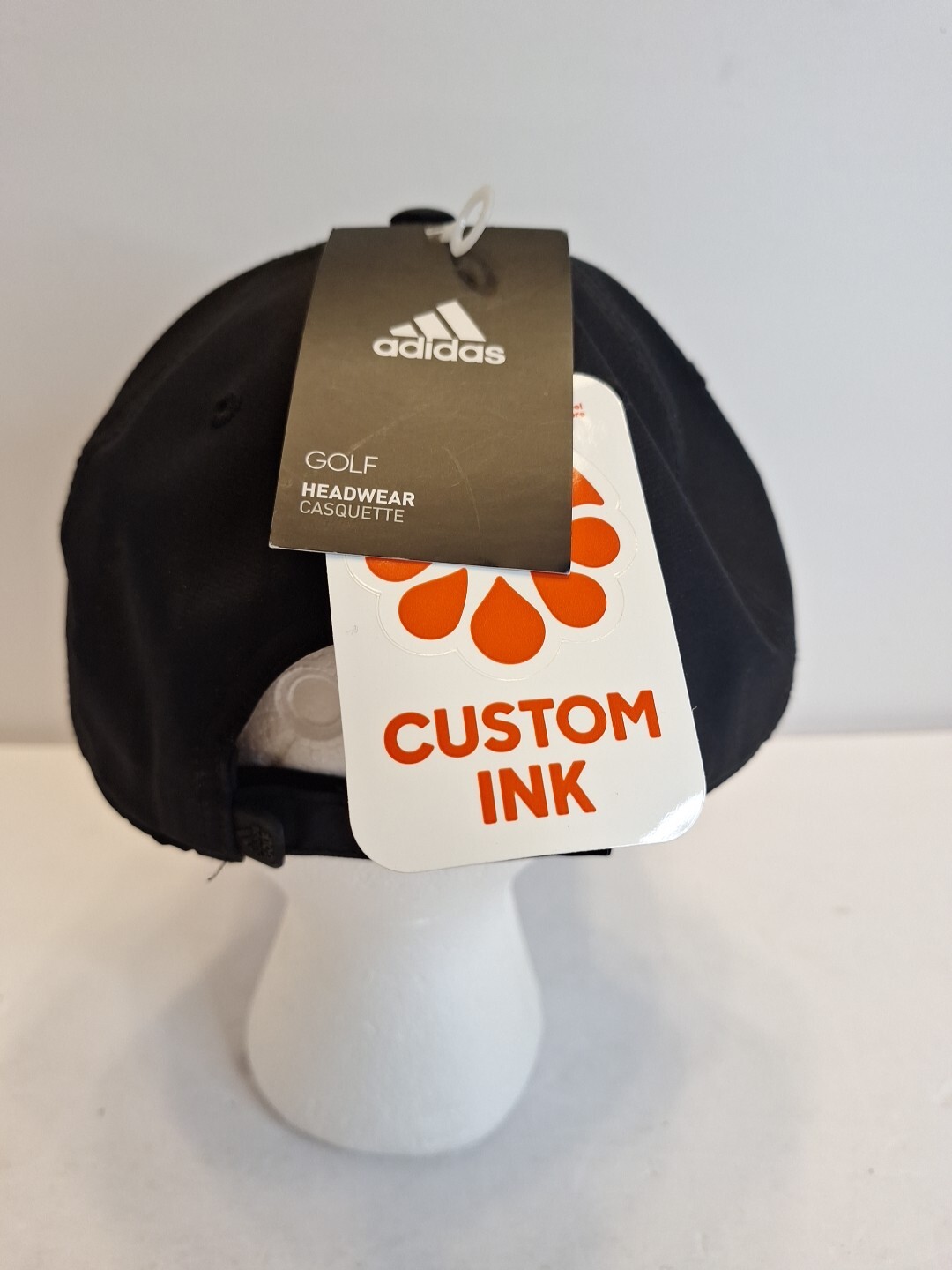 Adidas Golf Heroes Alliance Black Strapback Hat OSFM