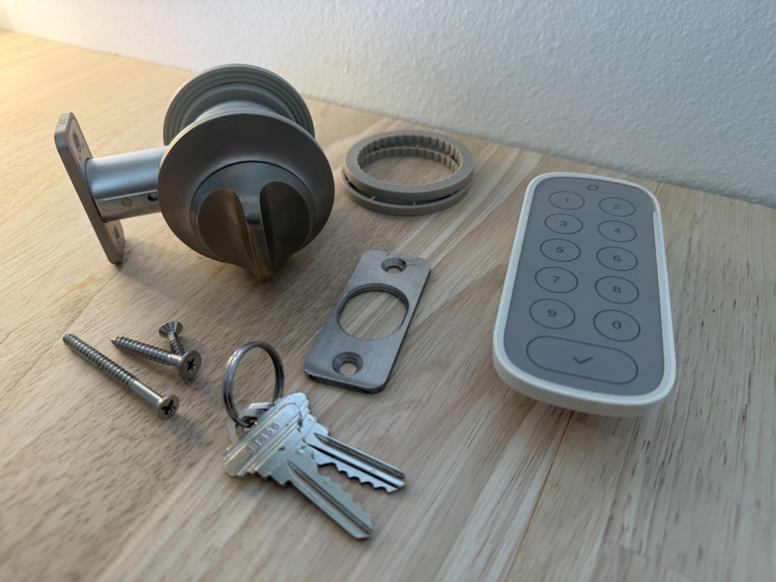 Level Lock Plus Touch Edition - Satin Chrome, Model B2 WITH Level Keypad