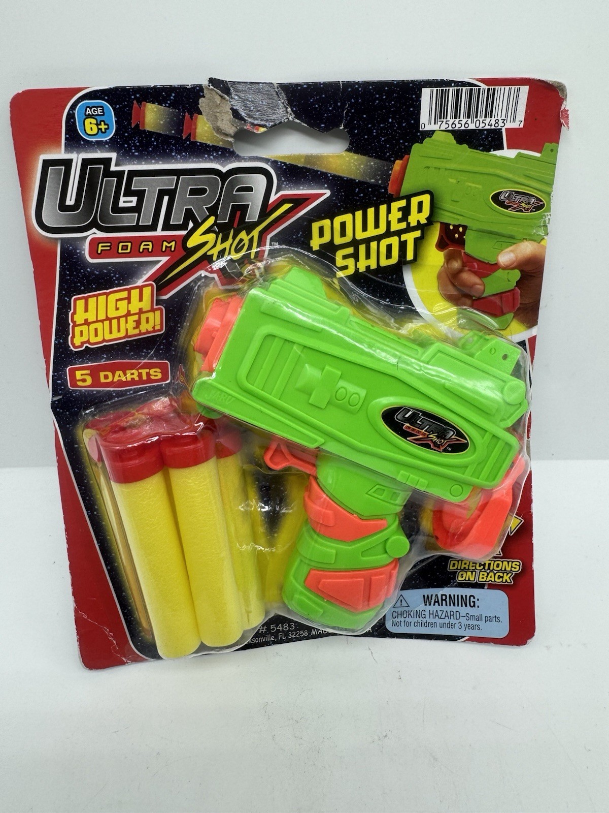 JA-RU Ultra Foam Power Shot Dart Toy Gun Zooma 5 Foam Tag Kid Party COMBINESHIP