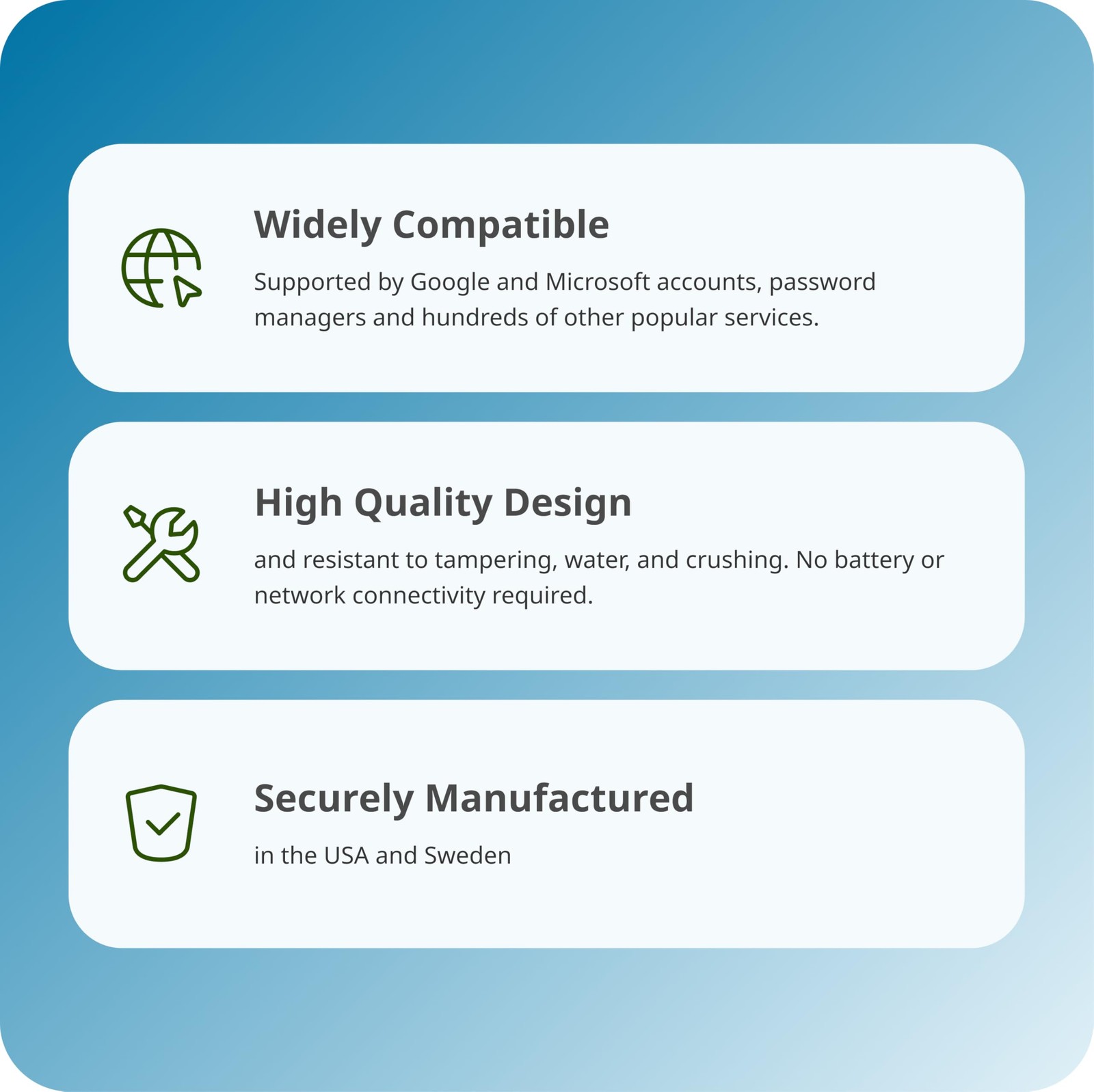 NFC Security Key - Multi-Factor Authentication, USB-C, FIDO Certified