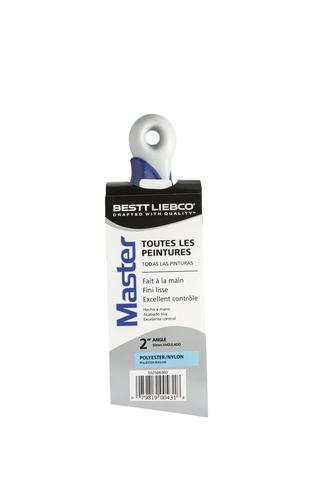 Bestt Liebco Master 2" Angle Sash Short Tight Spots Paint Brush Polyester Nylon