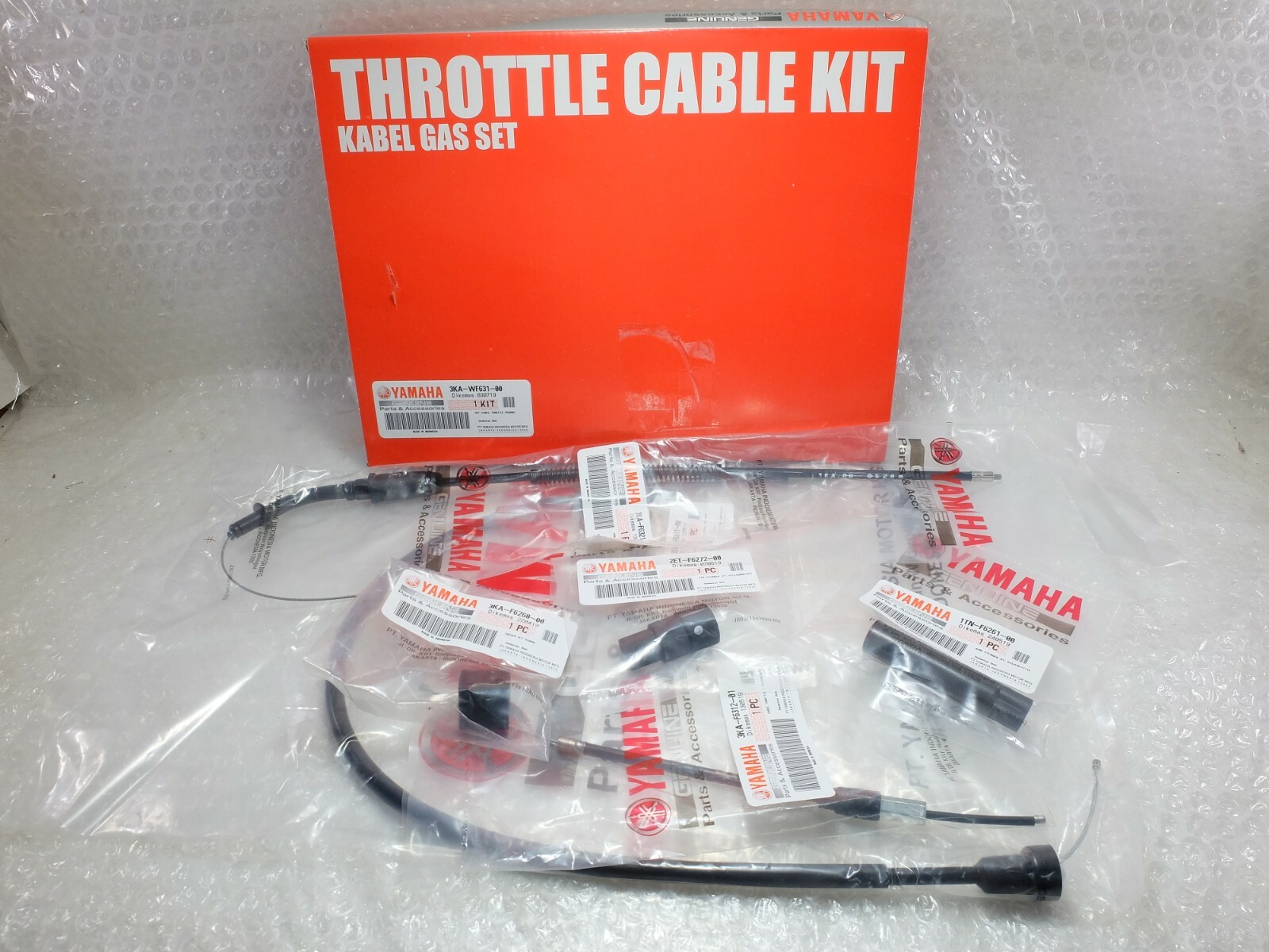 OEM GENUINE YAMAHA RXS 100 RXS115 RX-S RXK RX-K 135 THROTTLE CABLE KIT ASSY