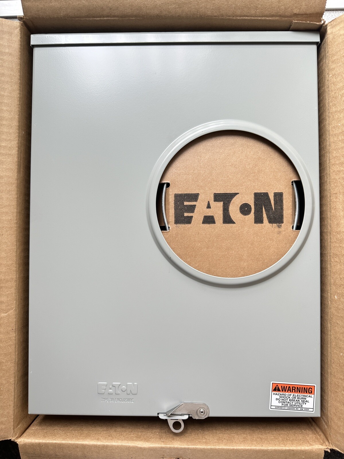 NEW Eaton UHTRS233CCH Meter Socket 200A 600V 50/60Hz 1Ph 3Wire 4Jaw NEMA 3R