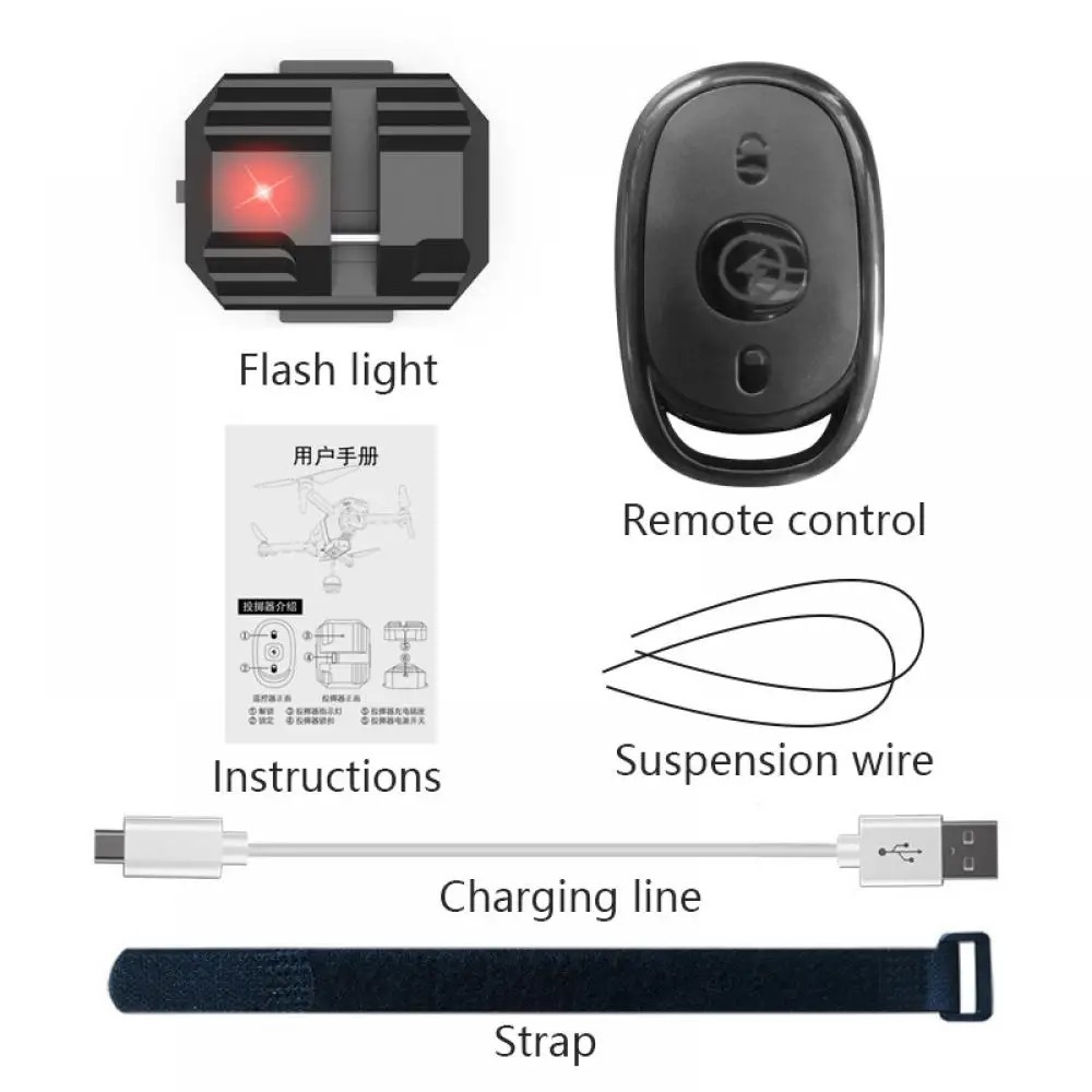 DJI Mini 2 SE Mini 3 Pro Drone Airdrop Dropper 2.4G Remote Control Thrower