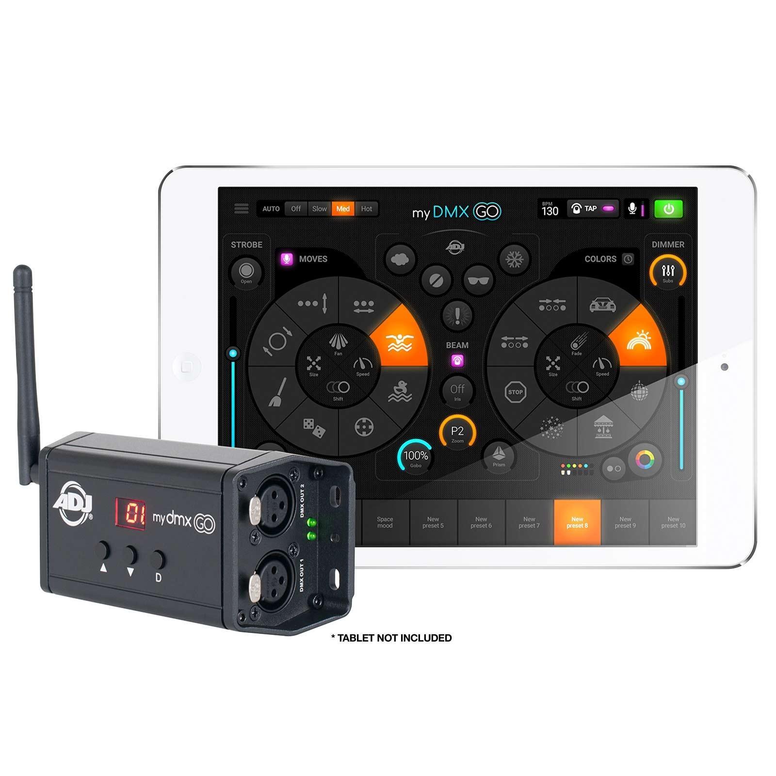ADJ myDMX Go Portable Wireless Lighting Control System for iPad Android