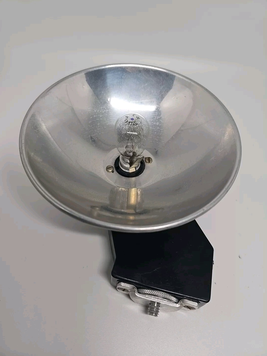 Vintage Camera Flasholder With Lamp / Bulb