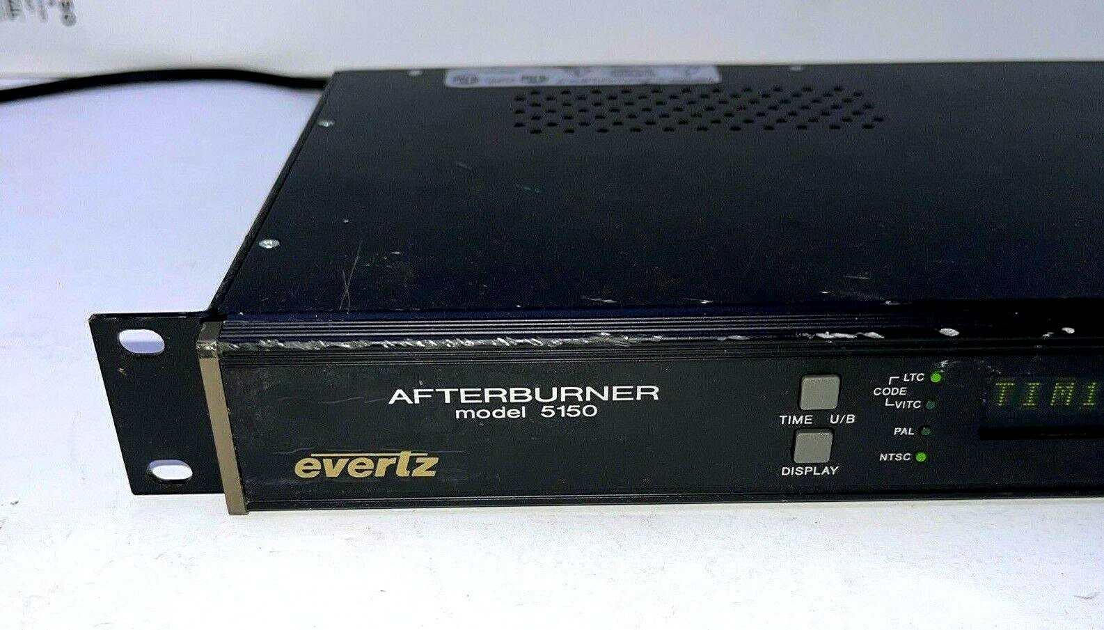 Evertz 5150 After Burner Time Code Device Fast Free Shipping