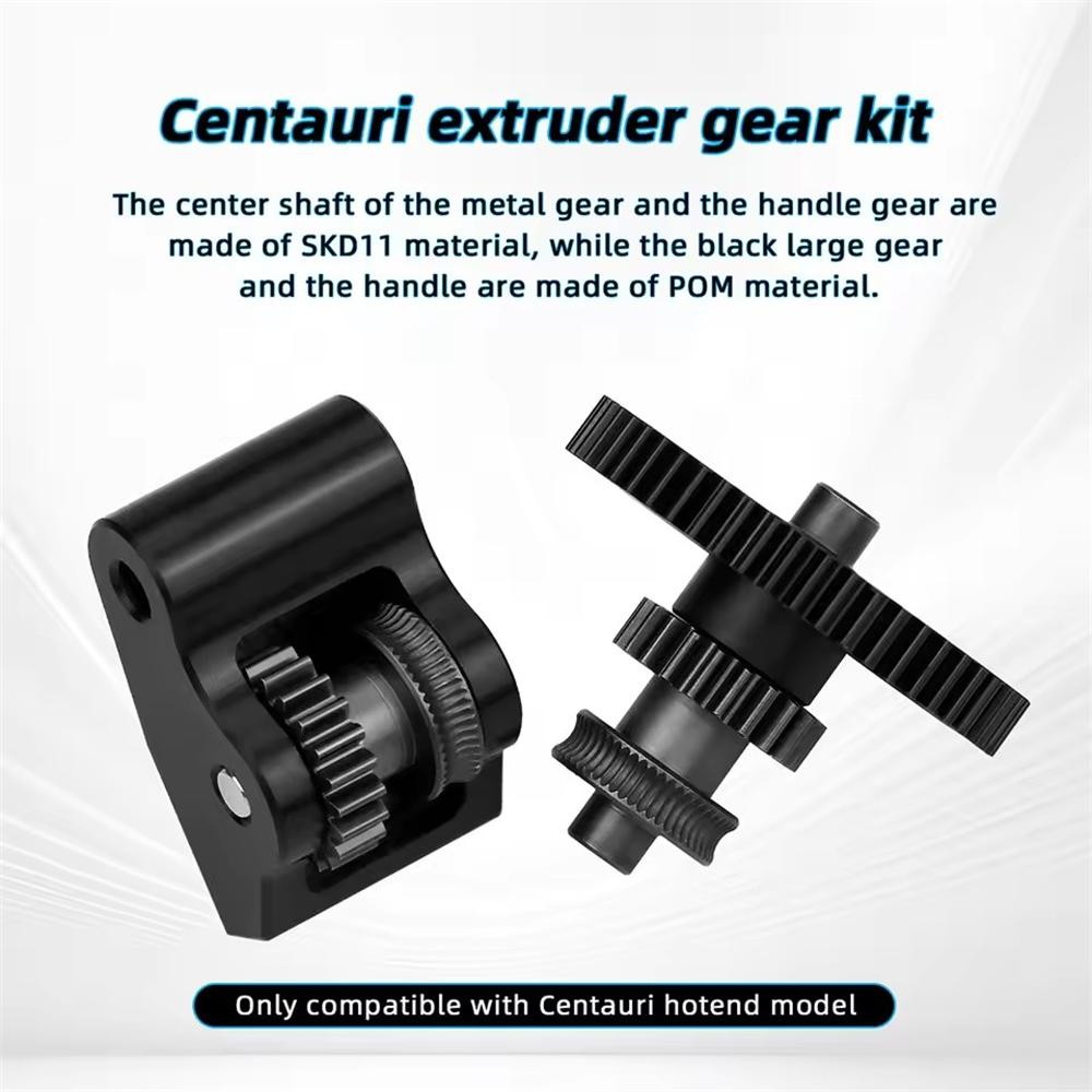 Wear-Resist Hardened Steel Extruder Gear Set For Elegoo Centauri Carbon 3D Print