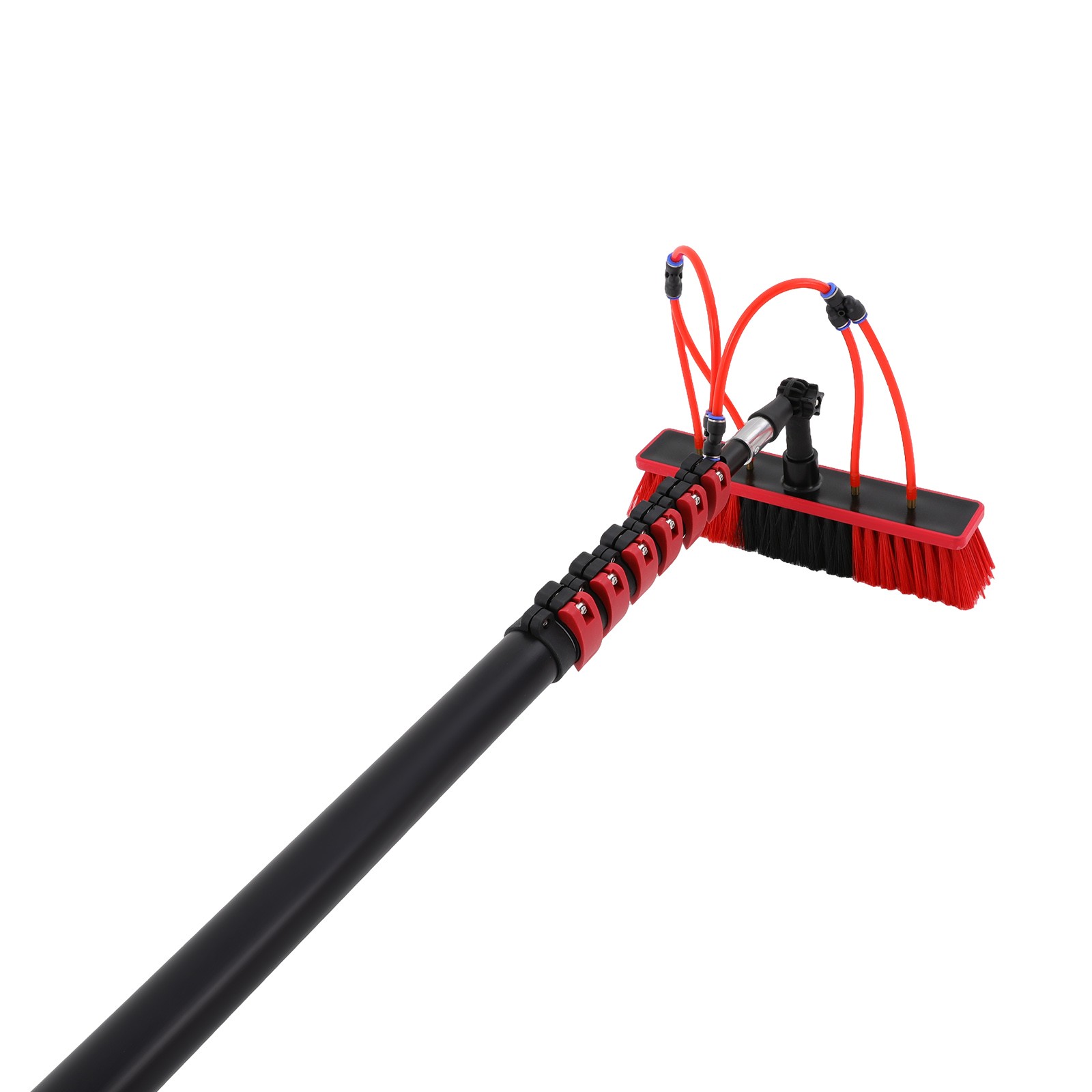 Solar Panel Cleaning Brush Outdoor Window Adjustable Pole Cleaning Kit Modern