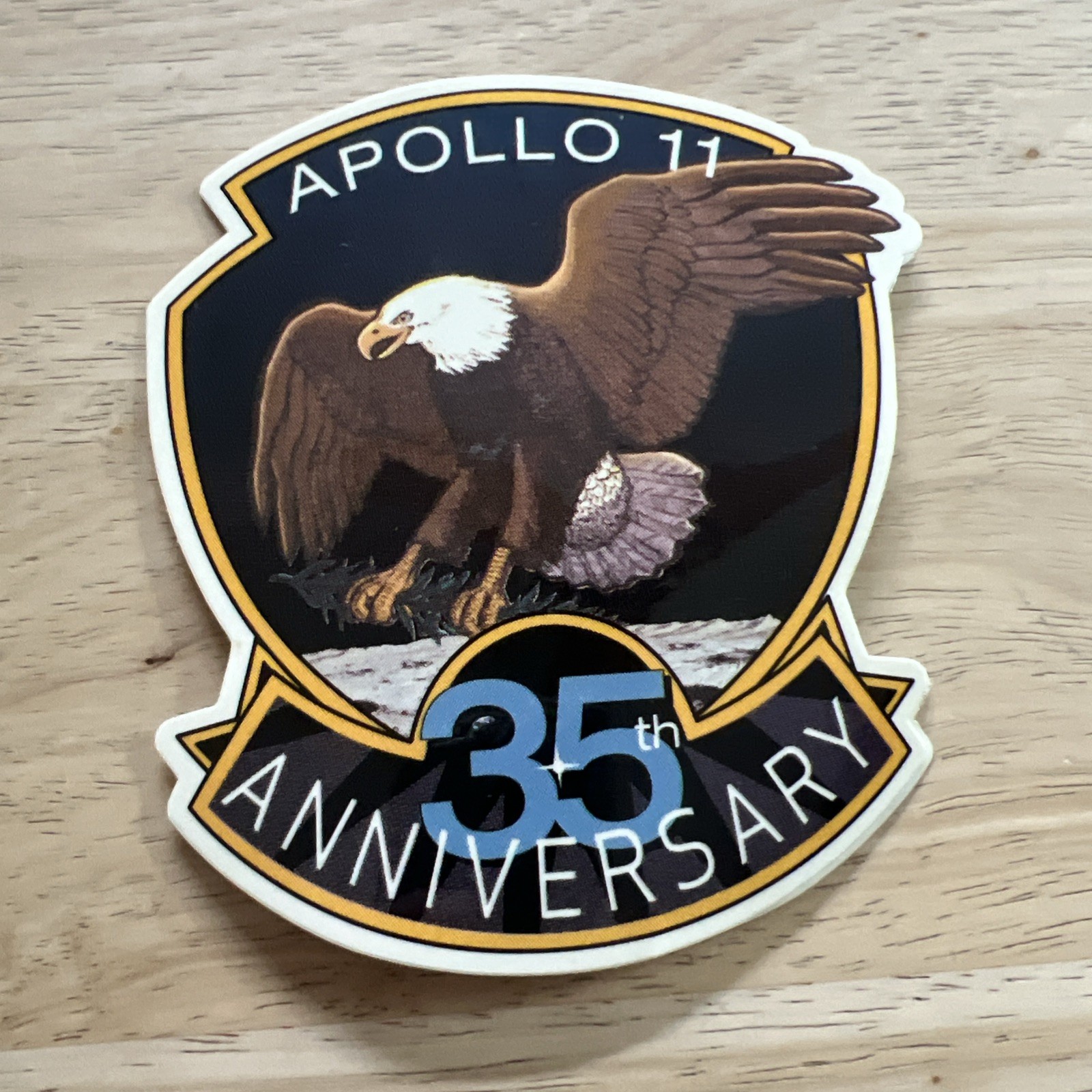 APOLLO 11 35th ANNIVERSARY STICKER
