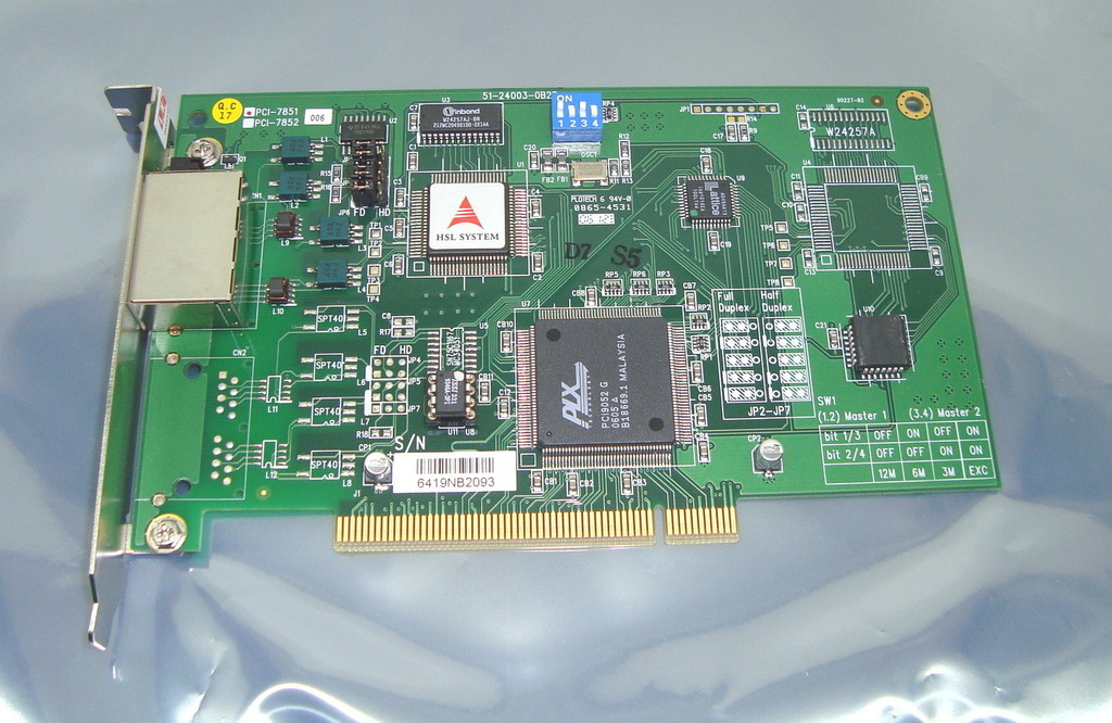 PCI-7851 HIGH SPEED LINK MASTER CONTROLLER INTERFACE