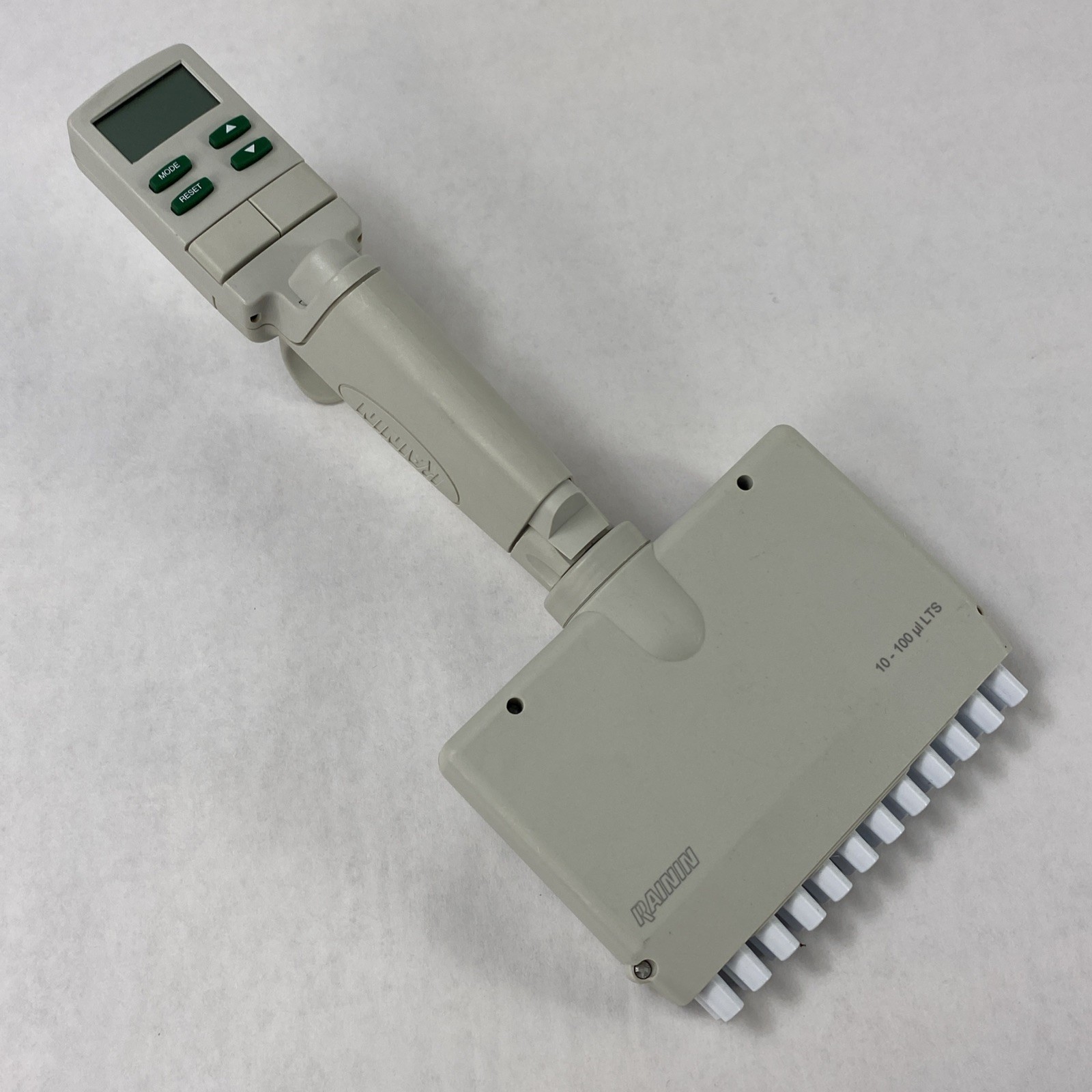 Rainin EDP3-Plus 10-100uL LTS 12-Channel Digital Pipette No Battery