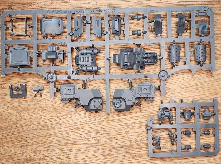 Sentinel Hull / Body, Driver Bits Warhammer 40K Astra Militarum Imperial Guard