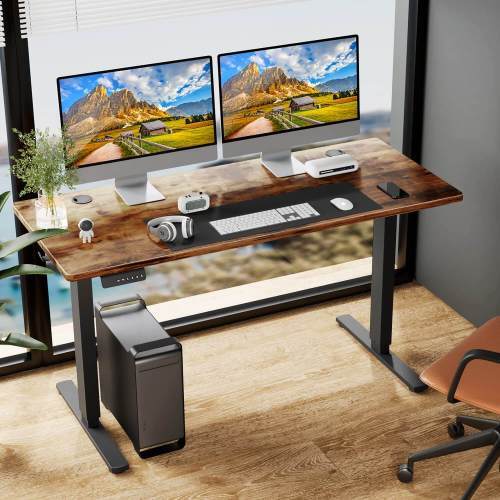 Electric Height Adjustable Standing Desk Laptop Home Office Study 40'' x 24"