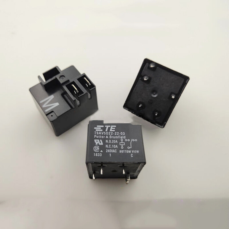 2PCS TYCO T9AV5D22-22-03 Power Relay 5Pins 10A 240VAC