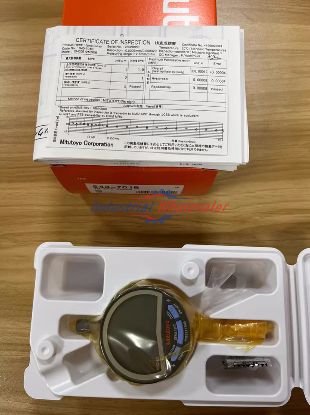1PC New Mitutoyo 543-701B digital indicator dial indicator Fast delivery