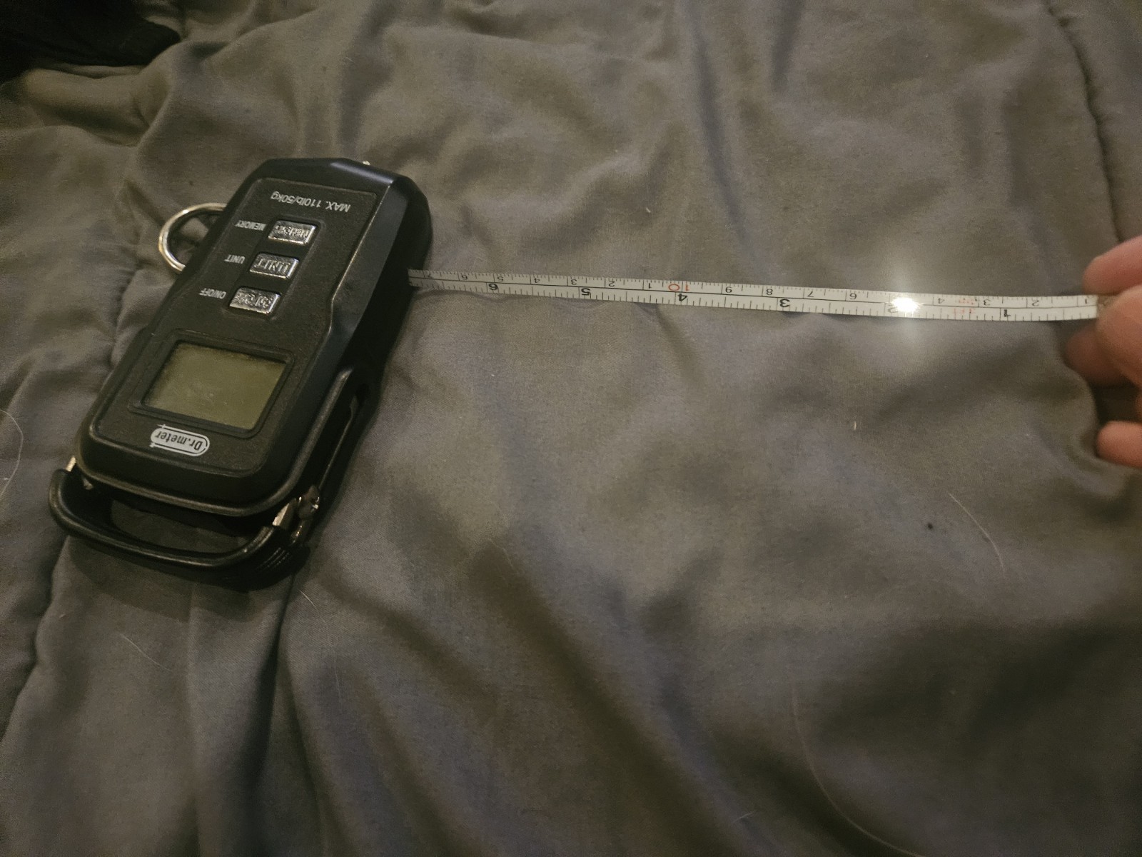 Dr.meter Digital Measuring Tape 39in with Hook, Memory, LCD Display
