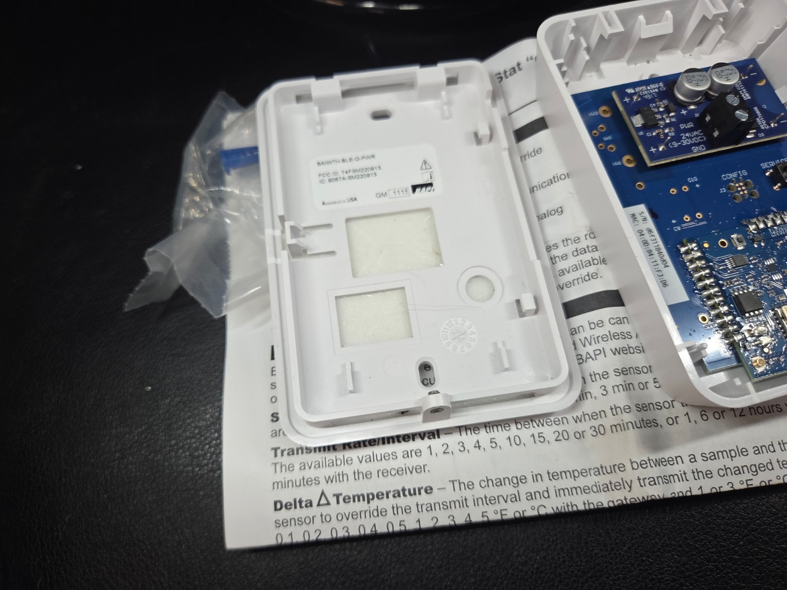 BAPI ba/wth-ble-q-pwr NEW Wireless Wireless BAPI-Stat "Quantum" Temperature/Humi