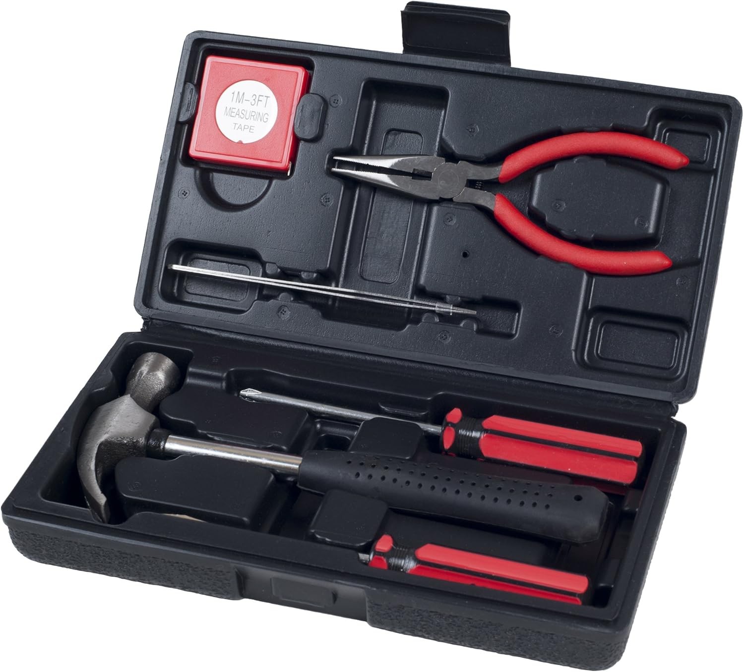 - 75-HT1007 Household Hand Tools Tool Set - 6 Piece by Set Includes – Hammer