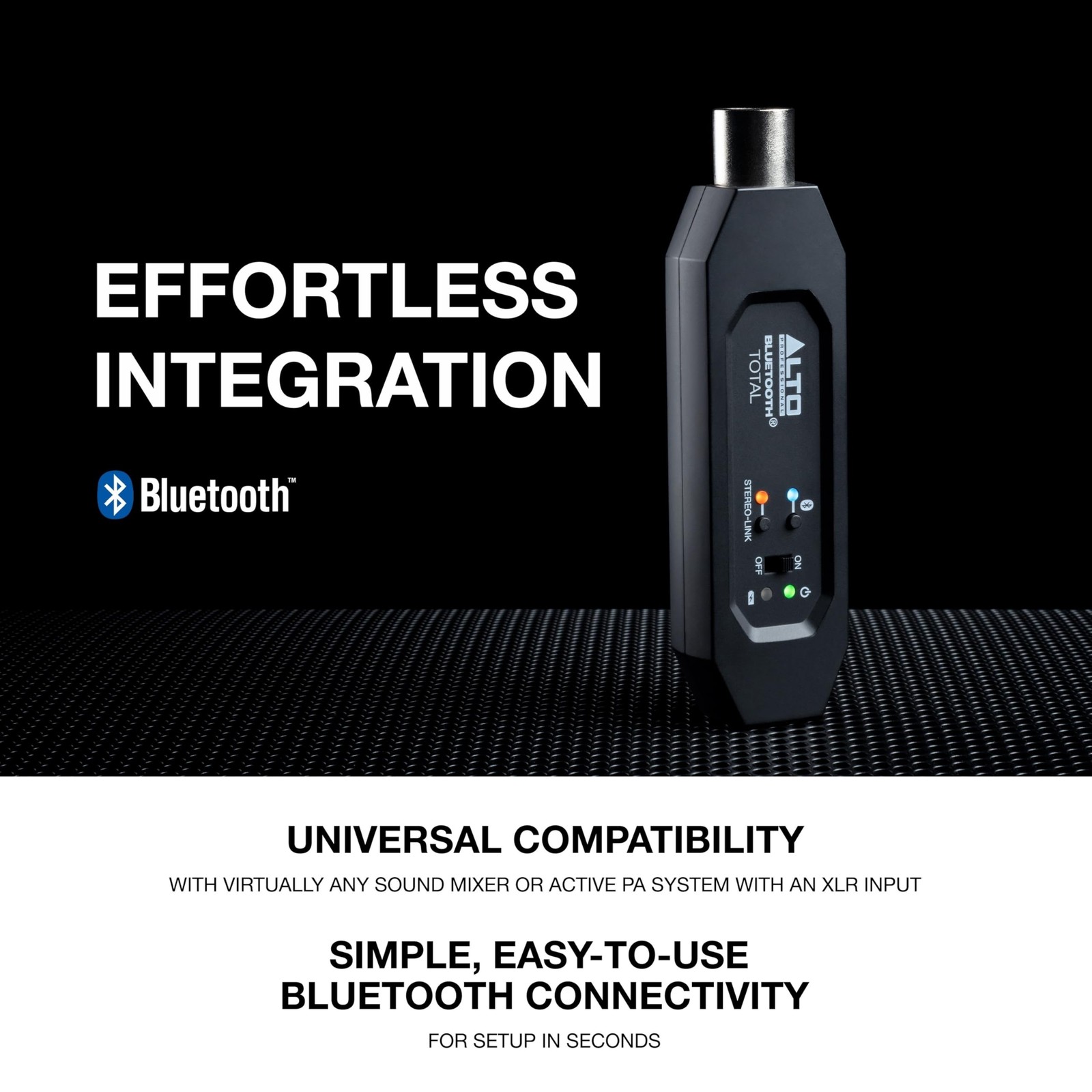 ALTO Bluetooth Total 2 XLR Equipped Rechargeable Bluetooth Receiver for Mixin...