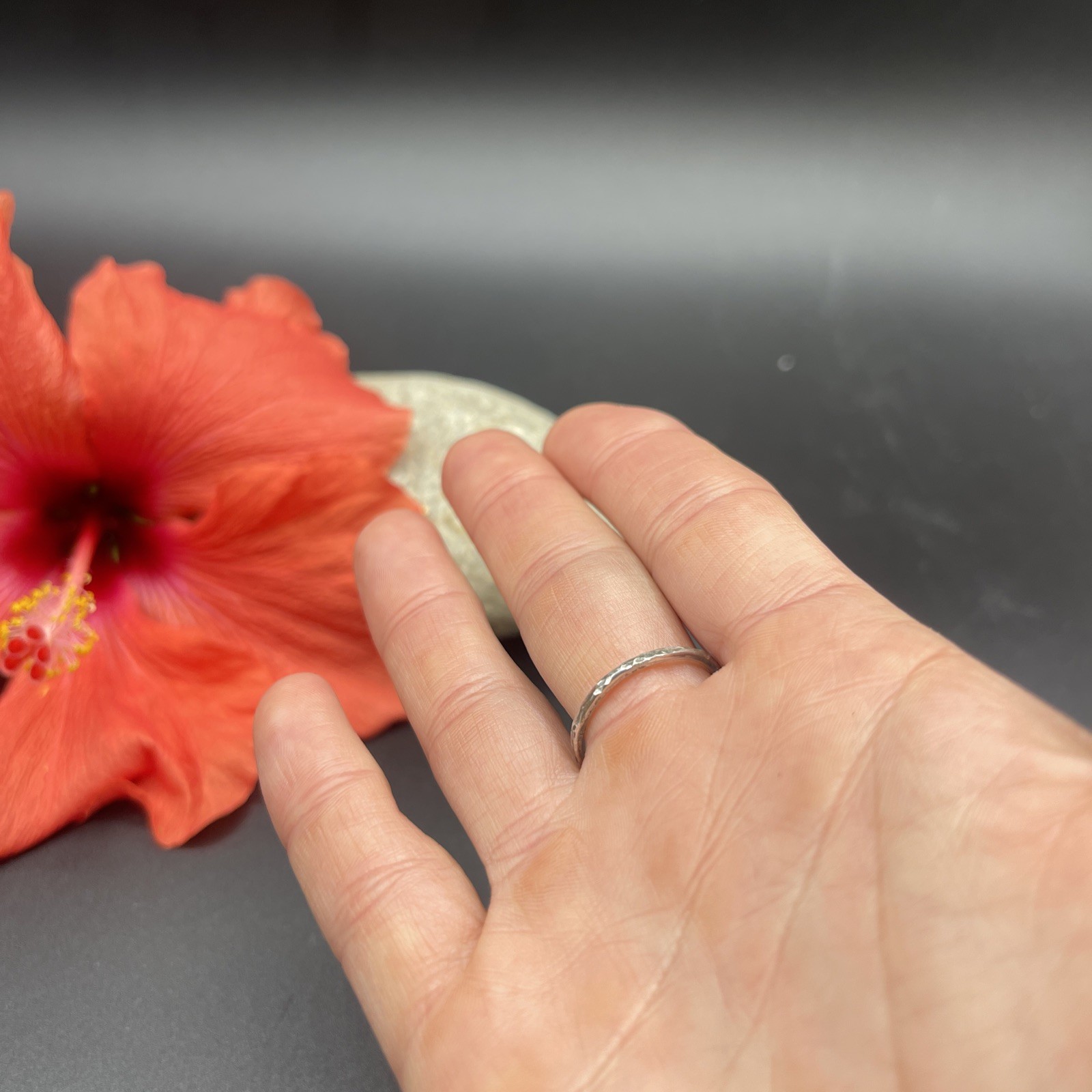 Stunning Unique Handmade 925 Sterling Silver Stackable Band Ring #B99
