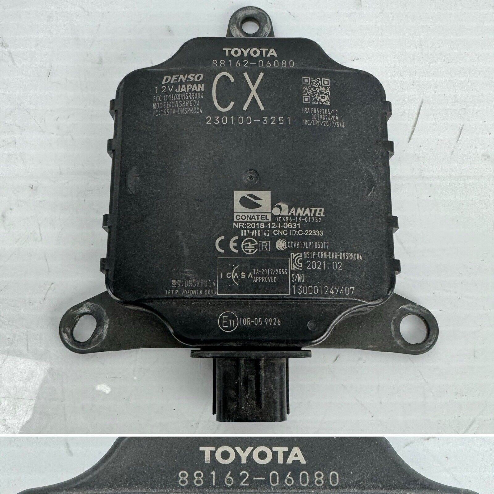 OEM 2021-2024 Toyota Camry Rear Blind Spot Monitor Sensor Module 88162-06080
