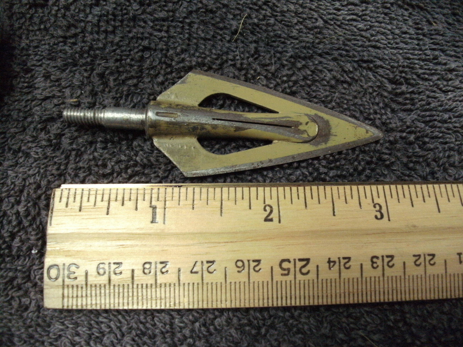 Vintage Archery Screw on broadhead , Unknown Maker See pictures