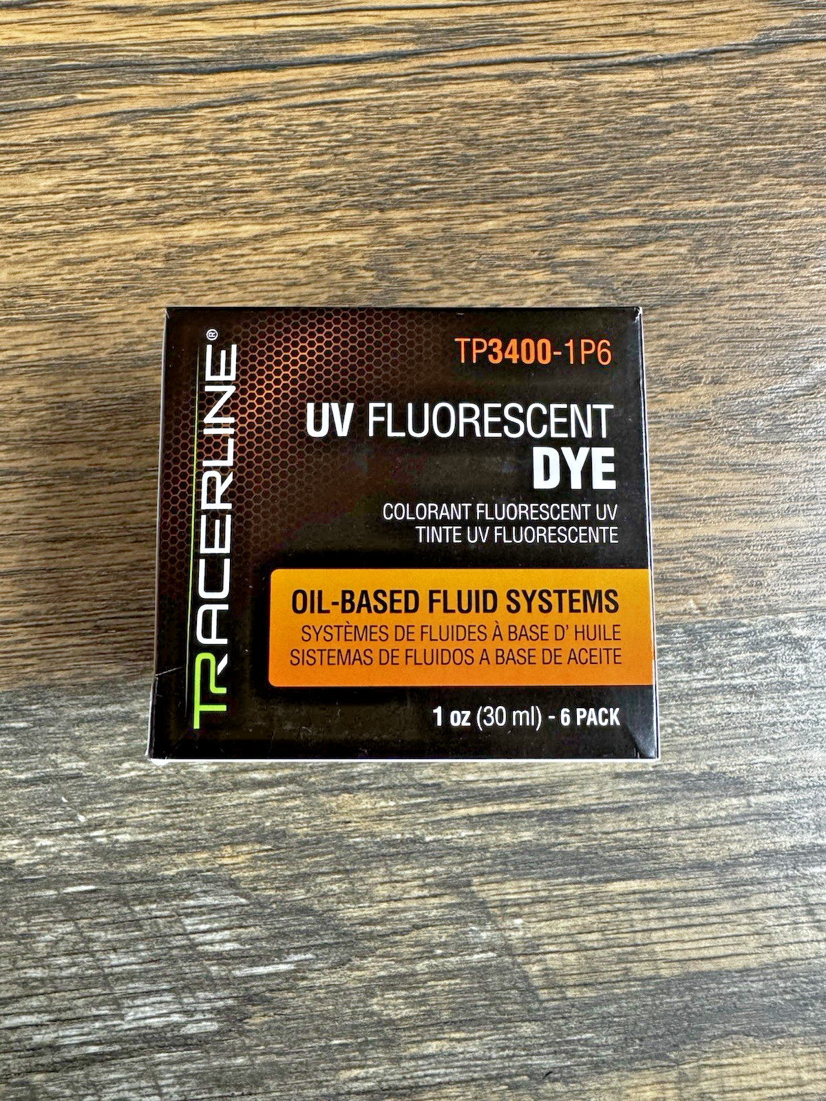 Tracerline TP3400-1P6 1 oz (30 ml) Bottles UV Fluorescent Dye 6 Pack