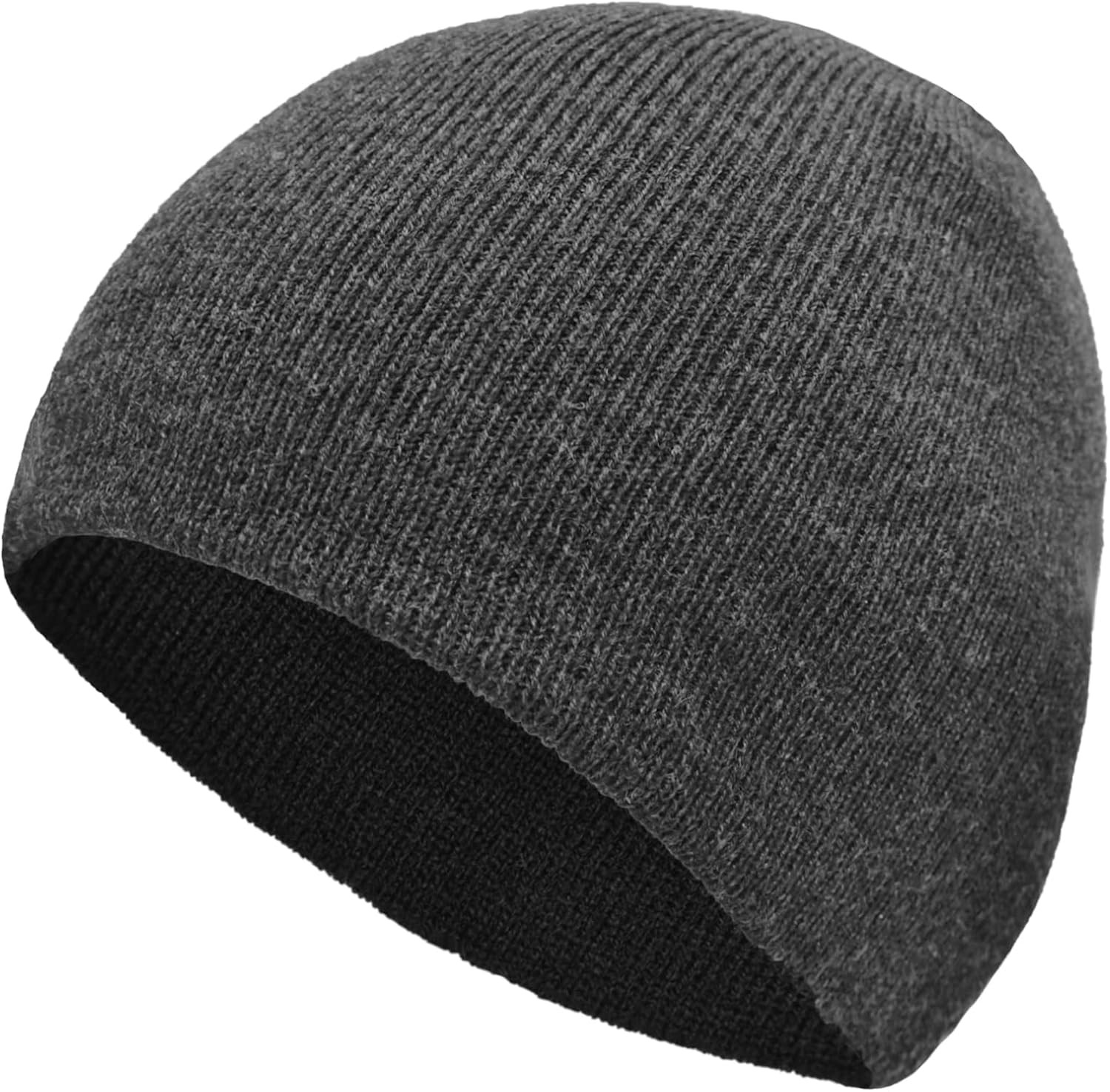 ZOORON Beanie for Women Men Reversible Winter Hats Unisex Cuffed Skull Knit Hat