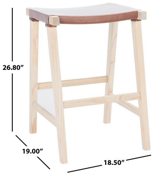 Safavieh AARIZ RECTANGLE COUNTER STOOL, Reduced Price 2172731599 BST1011B