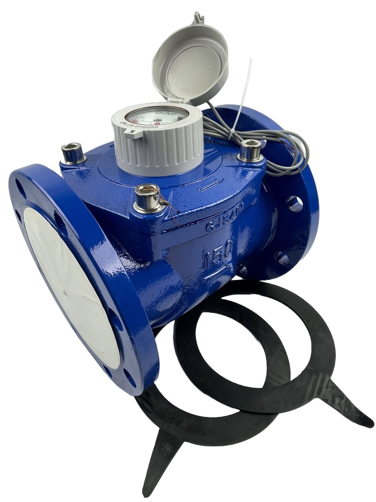DAE WP-600nm 6″ NSF61 Lead Free Woltmann Helix WaterMeter,PulseOutput,CubicMeter