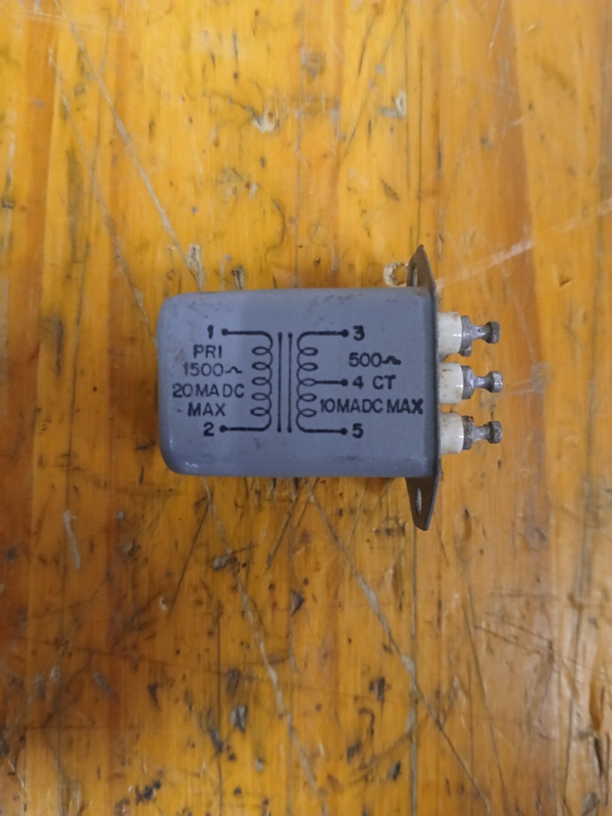 Vintage output transformer 5k cps 1500 ohm to 500