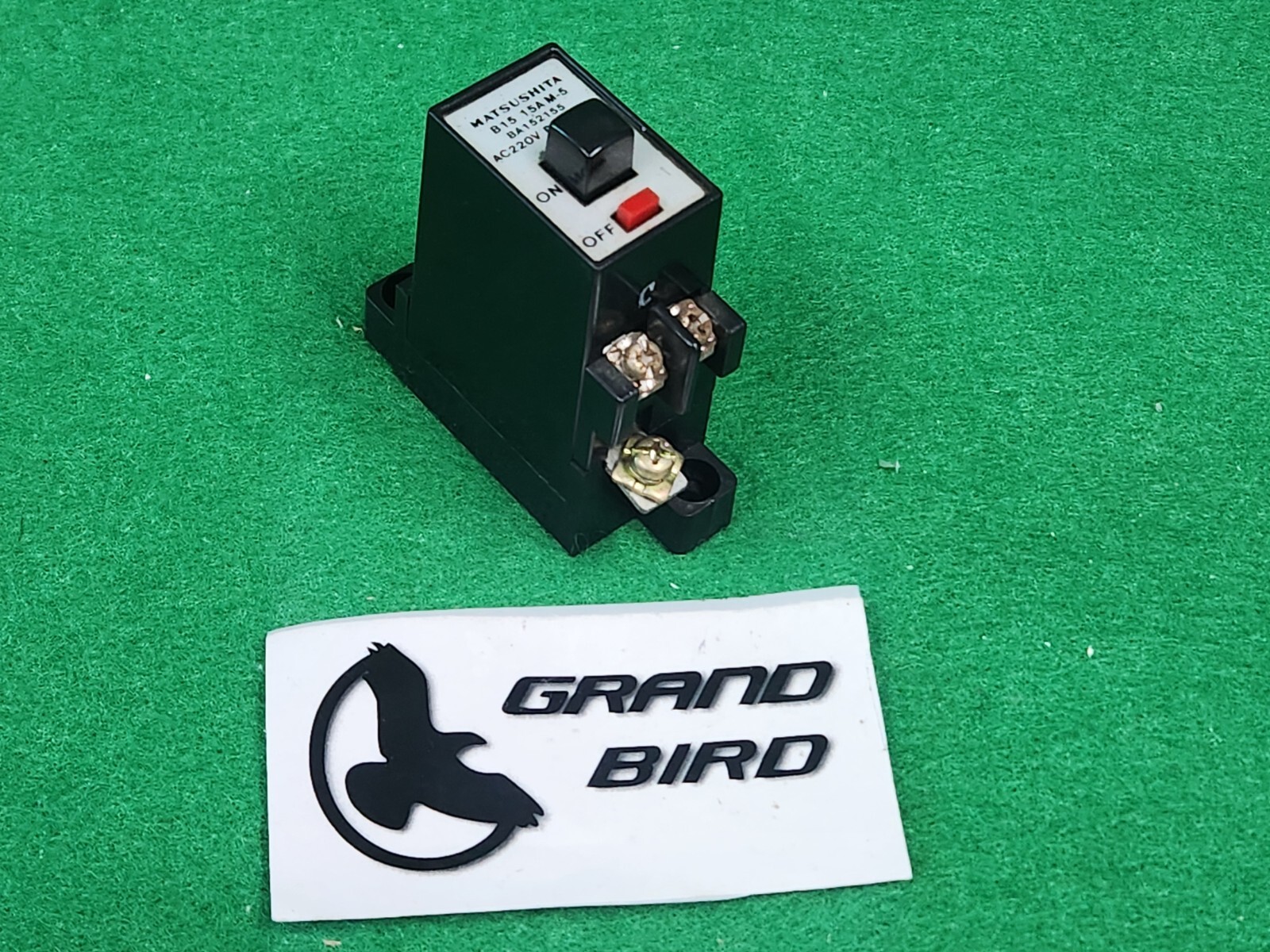 MATSUSHITA B15 M-5 15A M-5 BA152155 CIRCUIT PROTECTOR, USED