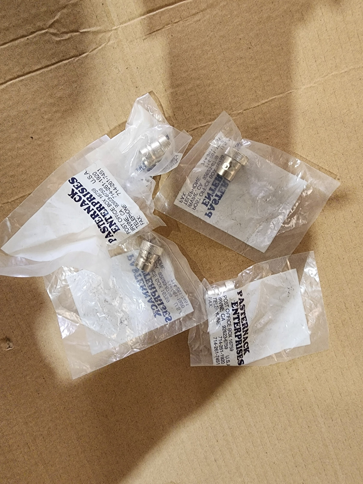 Pasternack PE6111 Type C Female Non Shorting Dust Cap Lot of 5 NEW!
