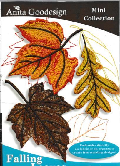 Anita Goodesign Mini Collection: Falling Leaves 30 embroidery sewing designs NEW