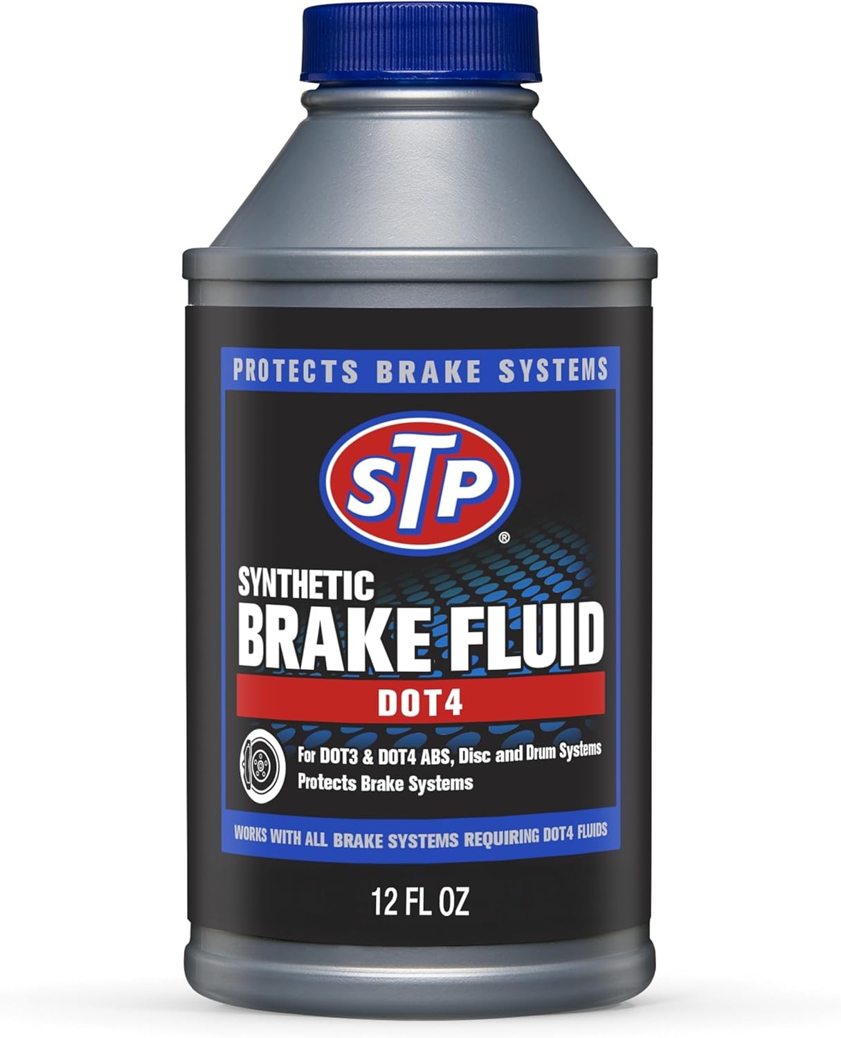 STP Synthetic Brake Fluid, Dot 4 Brake Fluid Protects Brake Systems, 12 Oz, STP