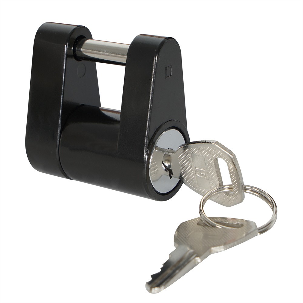 Trailer Coupler Hitch Lock Universal Dia 1/4",Span 3/4" Trailer Couplers w/Keys