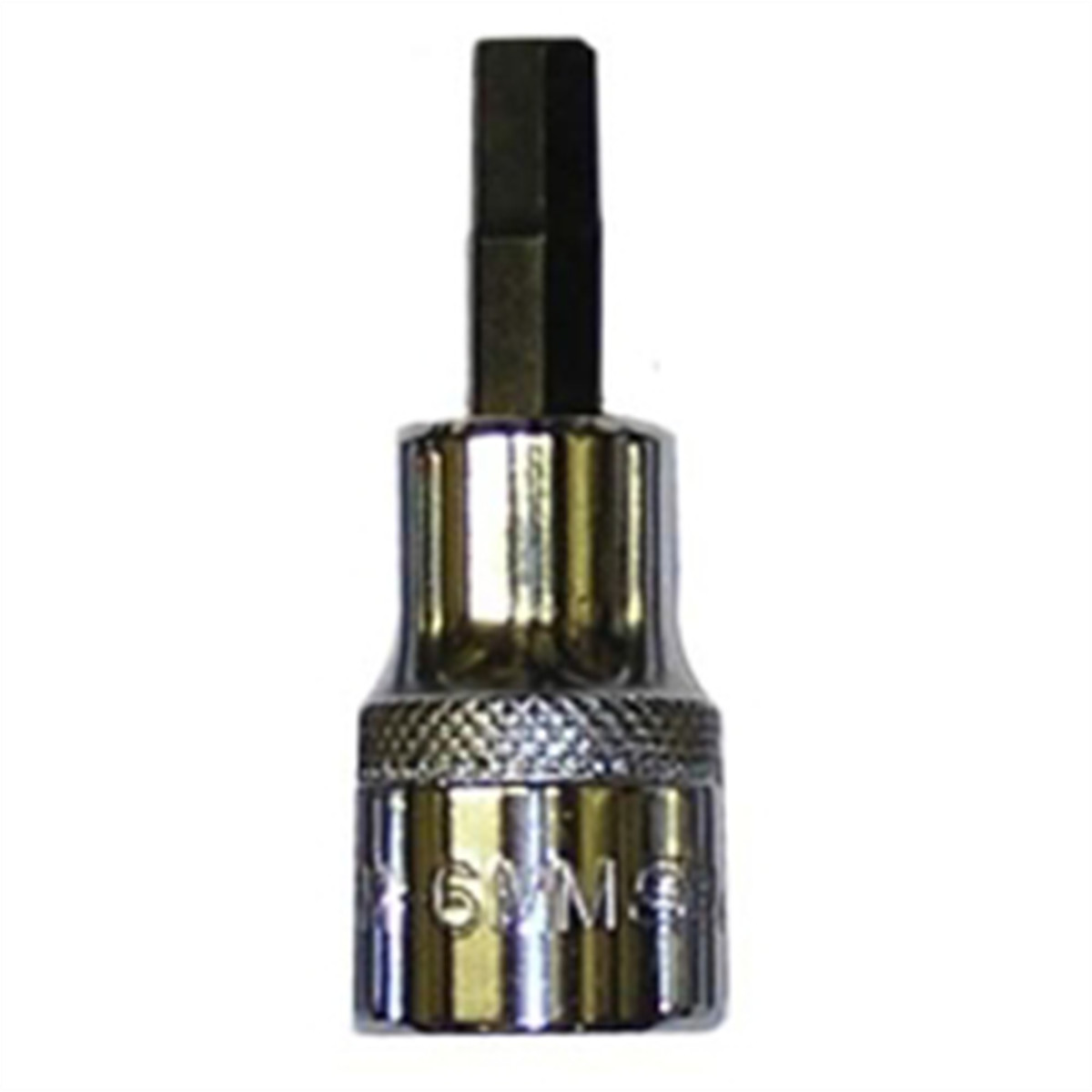 VIM Tools 6 mm Hex Bit, Chrome 3/8 Inch Square Drive Bit Holder